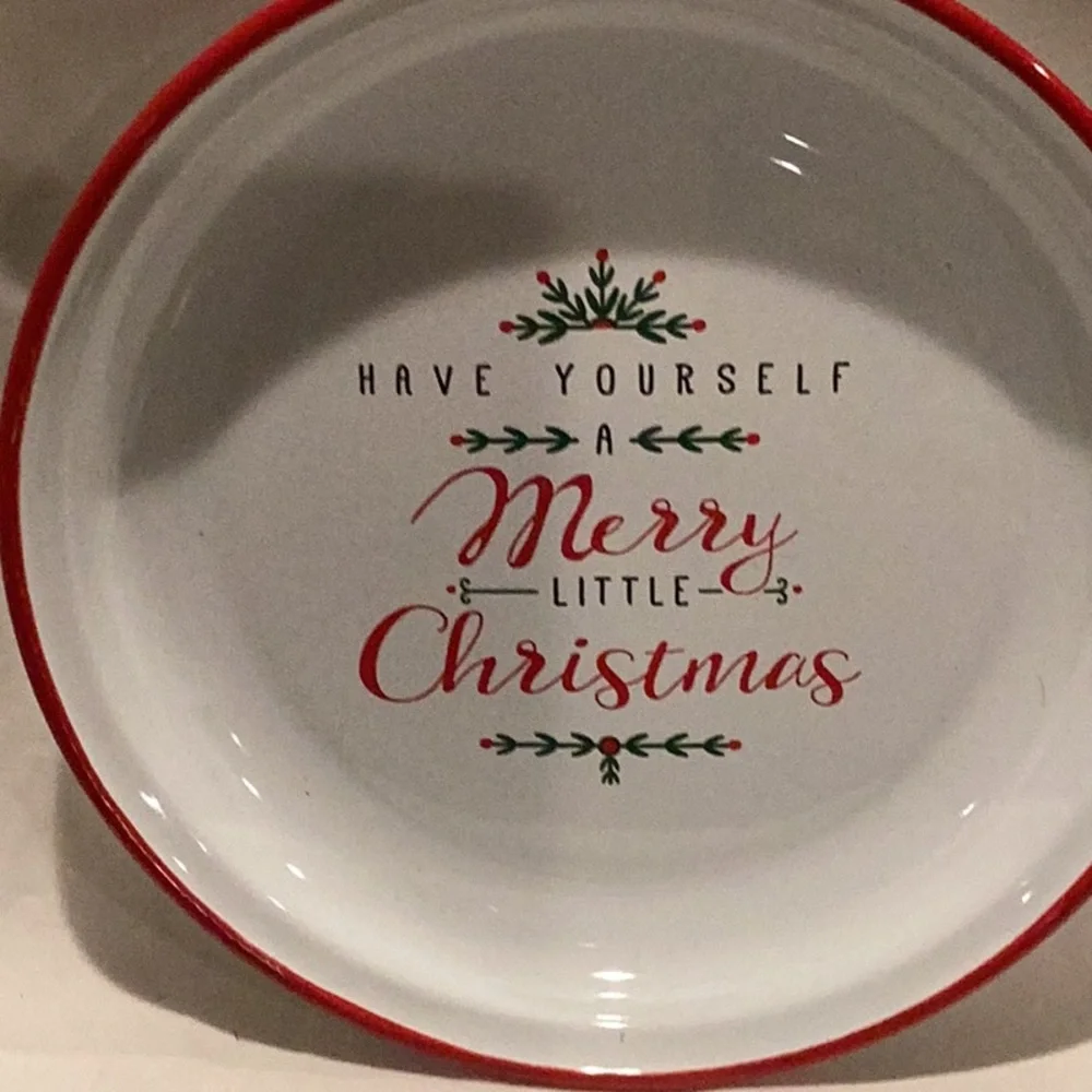 Hobby Lobby metal Christmas Plate
